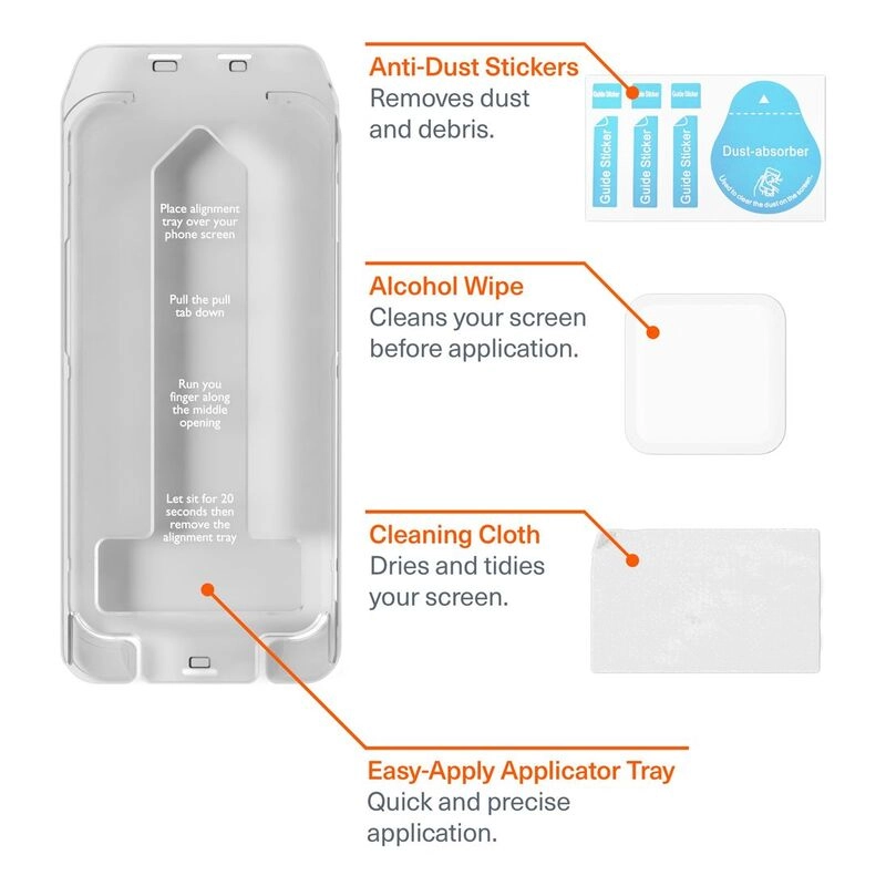 GlareShield Tempered Glass Screen Protector for iPhone 16 Pro