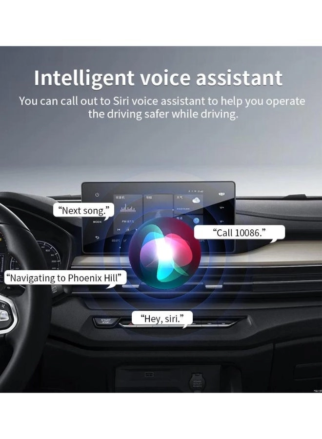 Wireless Android Auto & Apple CarPlay Adapter - Wi-Fi 6 Bluetooth 5.2