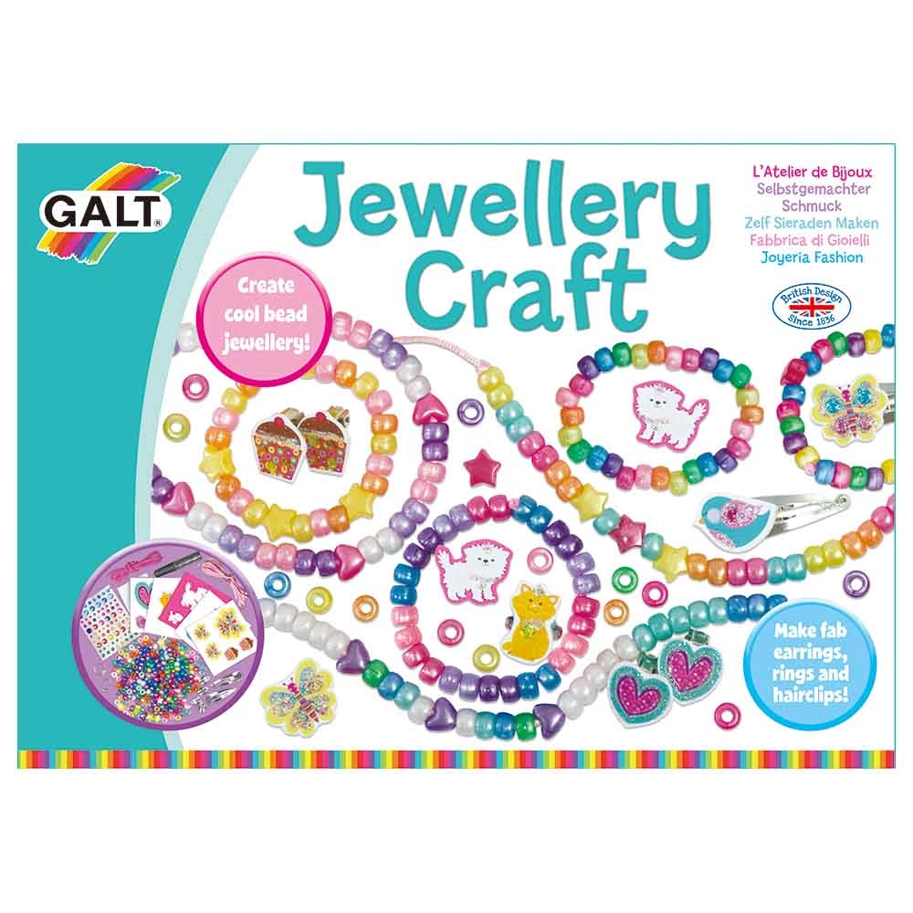 Jewellery Craft Set - 300 pony beads Suitable for 7 to 12 yrs