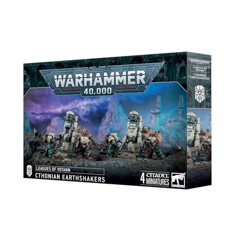 Games Workshop Leagues Of Votann Cthonian Earthshakers - 4 plastic miniatures Warhammer 40000