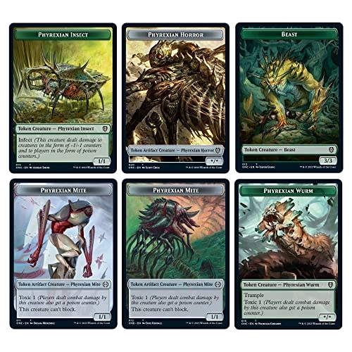 Phyrexia: All Will Be One Commander Deck - Corrupting Influence - 100-card + Collector Booster Sample Pack - 2-card