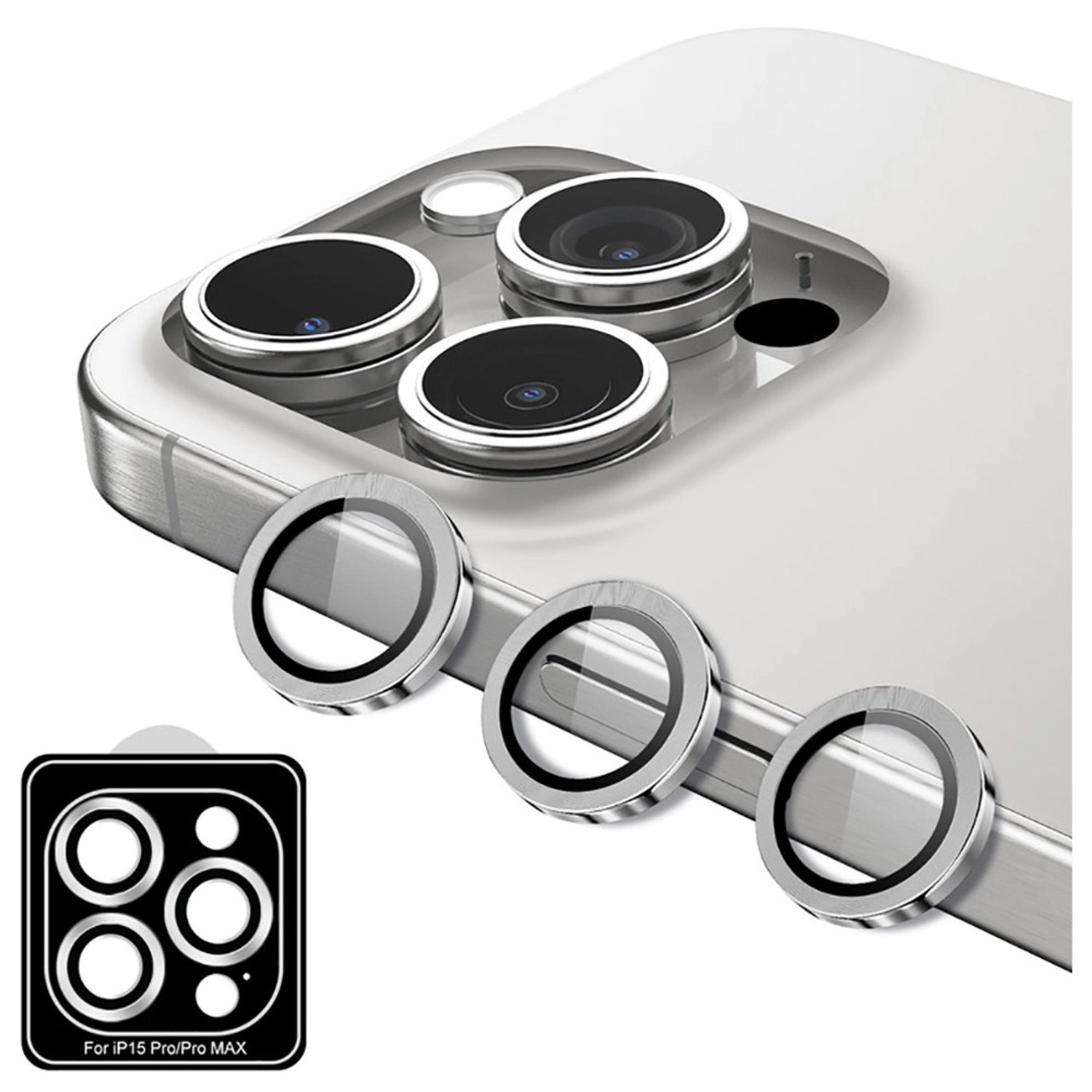 Clear Camera Lens Protector for iPhone 16 Pro Max