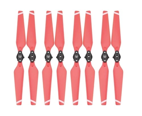 8330 Propeller - Foldable Compatible for MavicProCW CCW Red Leaves + 8331 Propeller