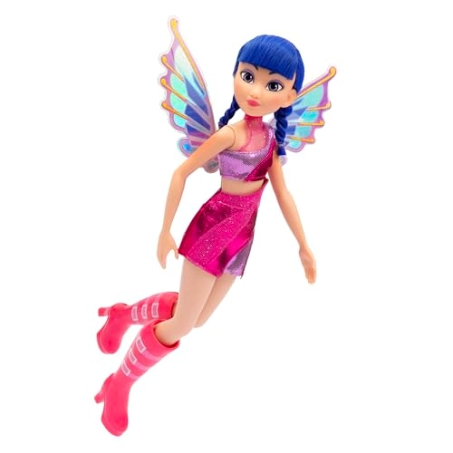 Musa Fairy Doll - Glitter Wings Articulated Joints Ages 4+