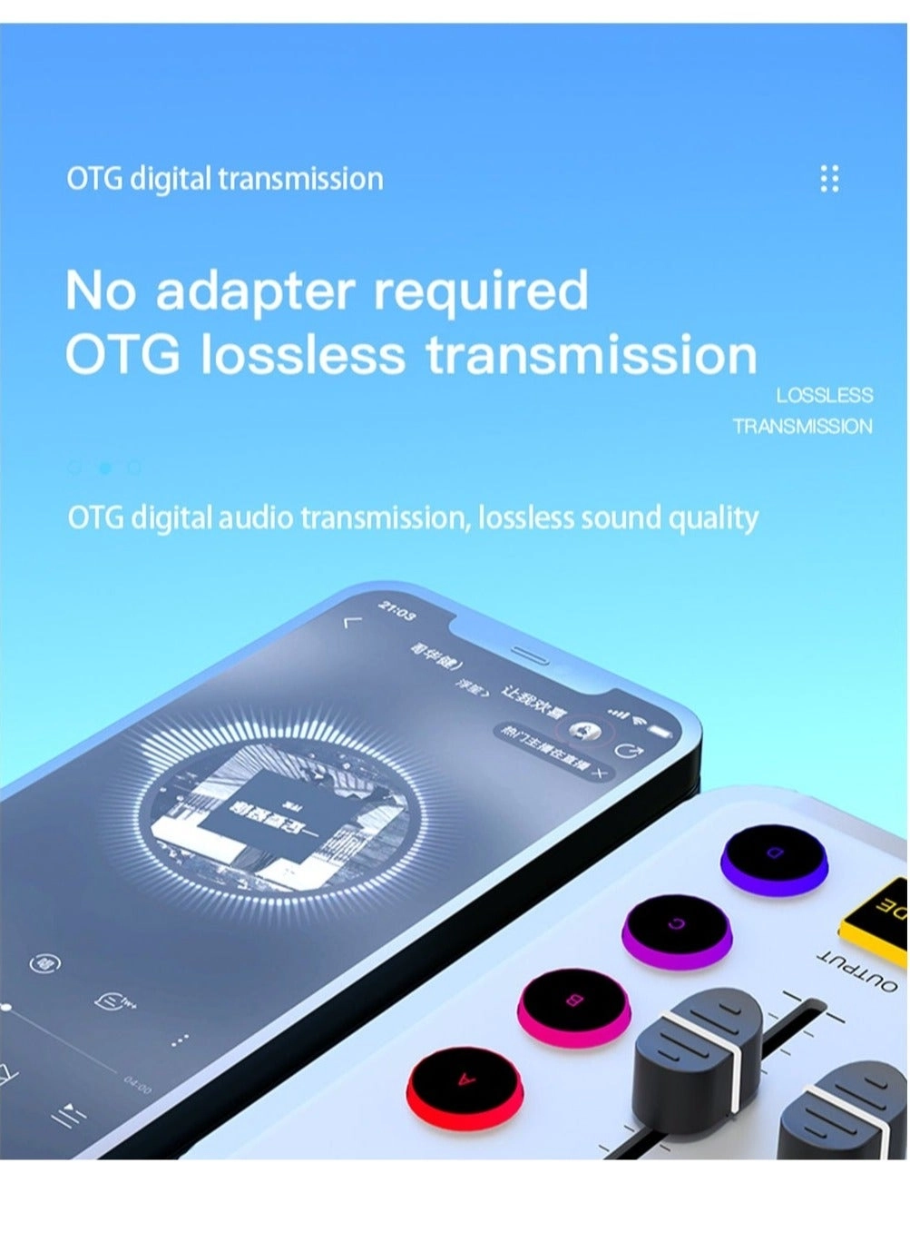 Audio Mixer - HD Rechargeable 48V Phantom Power Set