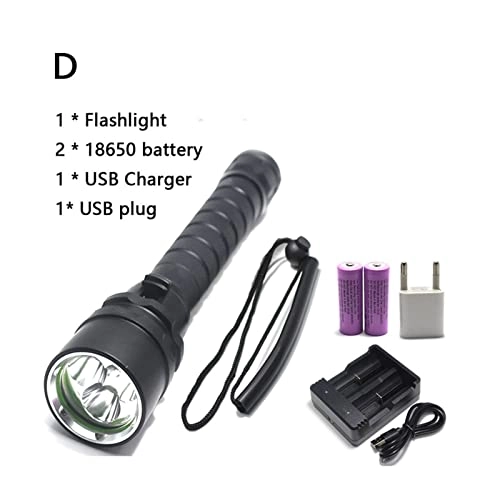 Diving Flashlight - 8000 lumens 3x XM-L L2 LED