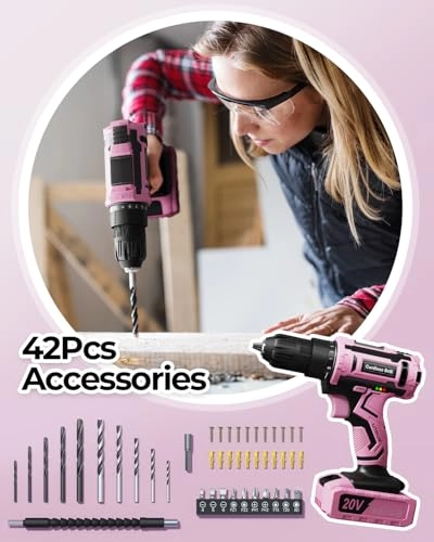 Cordless Drill Set - 20 Volts