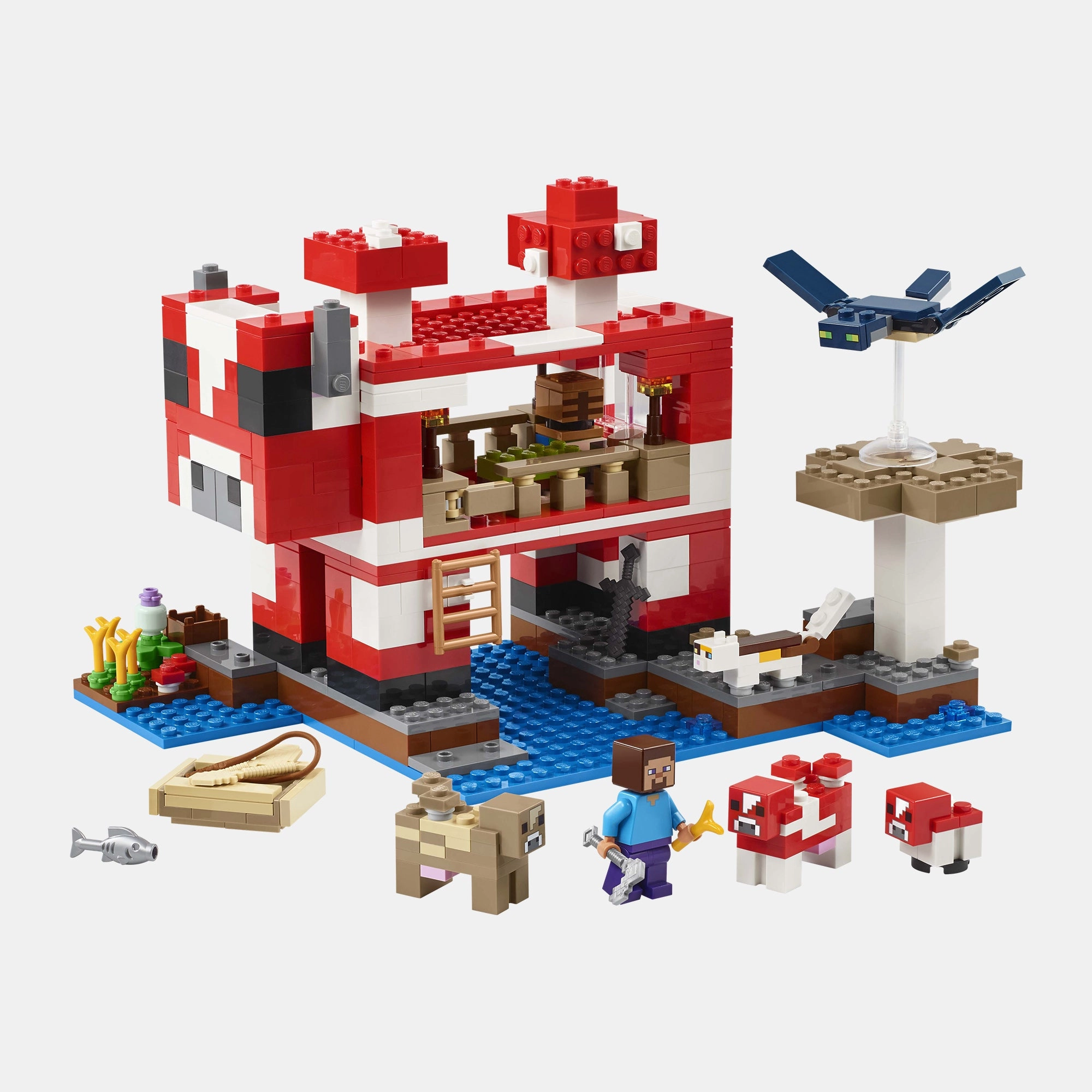 Mooshroom House - Minecraft 500 pcs