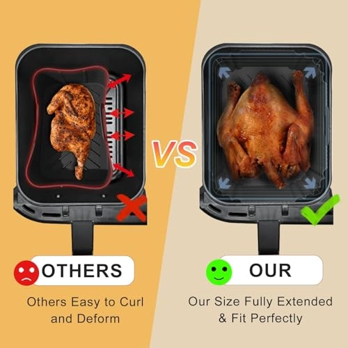 Silicone Air Fryer Liner - 2 Pack