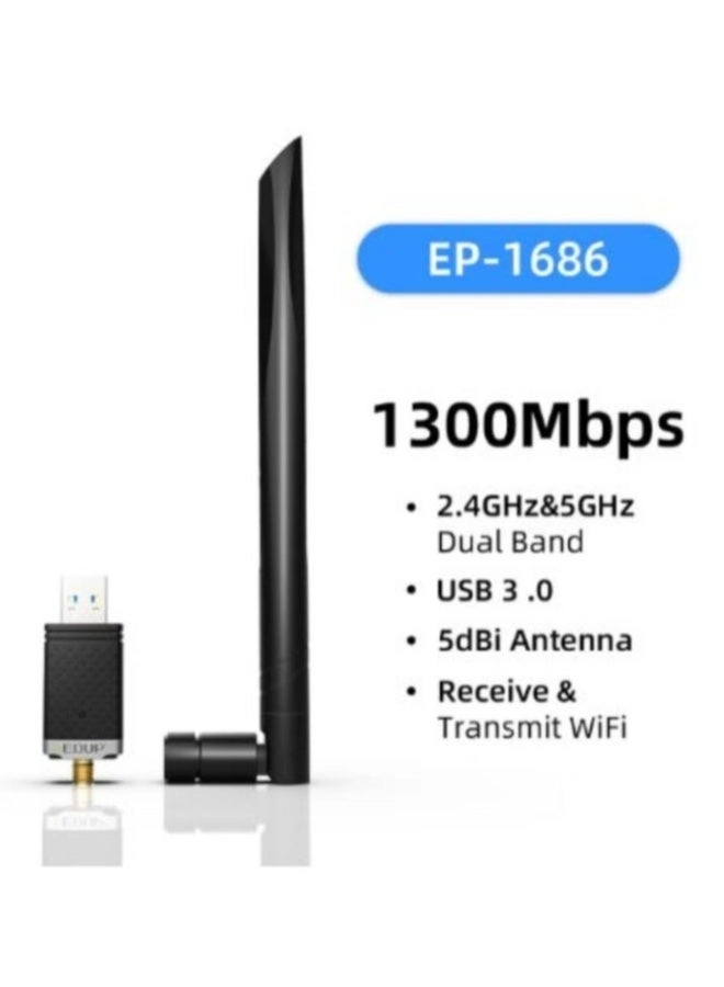 USB Wi-Fi Adapter - Dual Band USB 3.0 Wireless