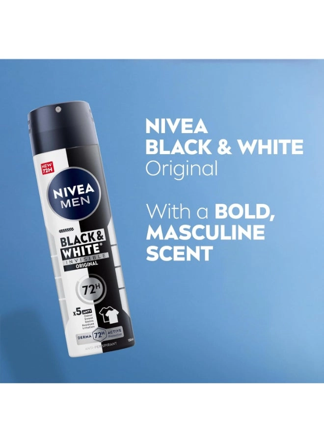 Invisible Black & White - Fresh masculine scent 300 gram