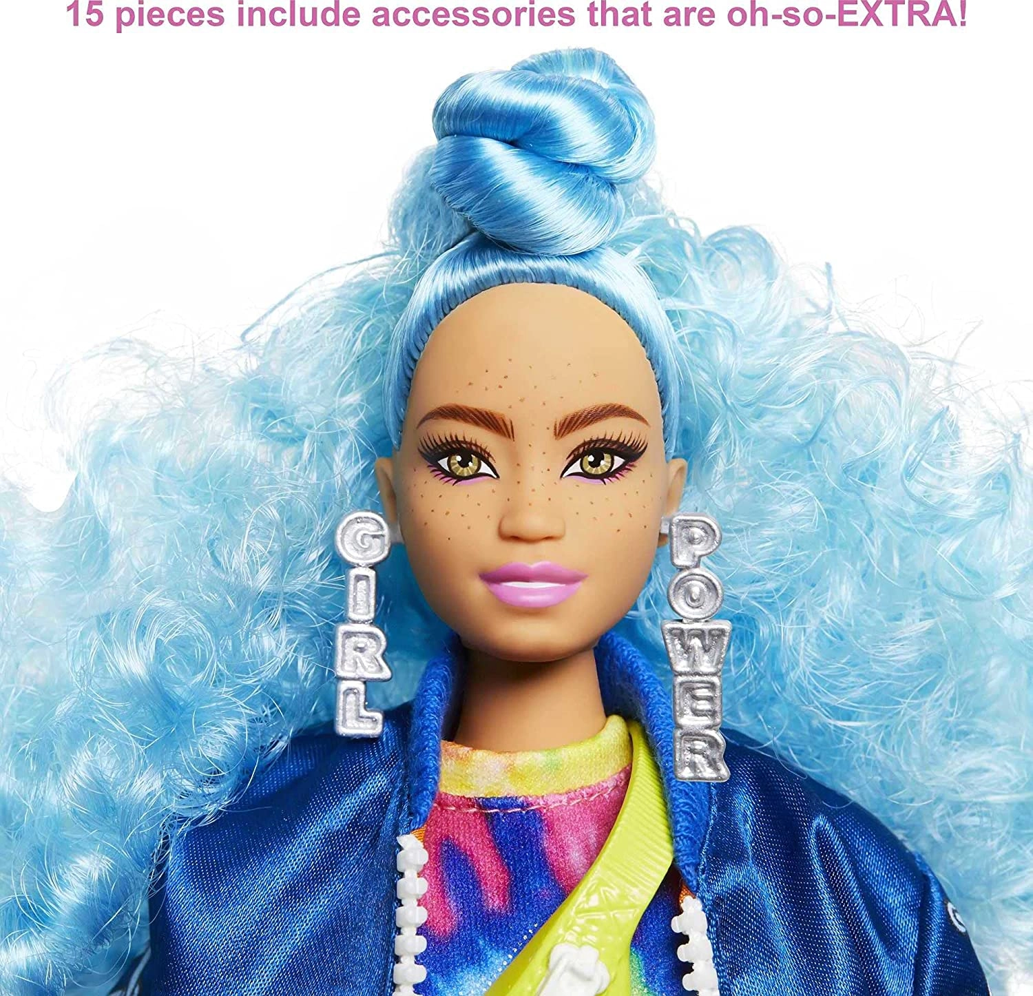Barbie Extra - Curvy Blue Curly Hair Ages 3+