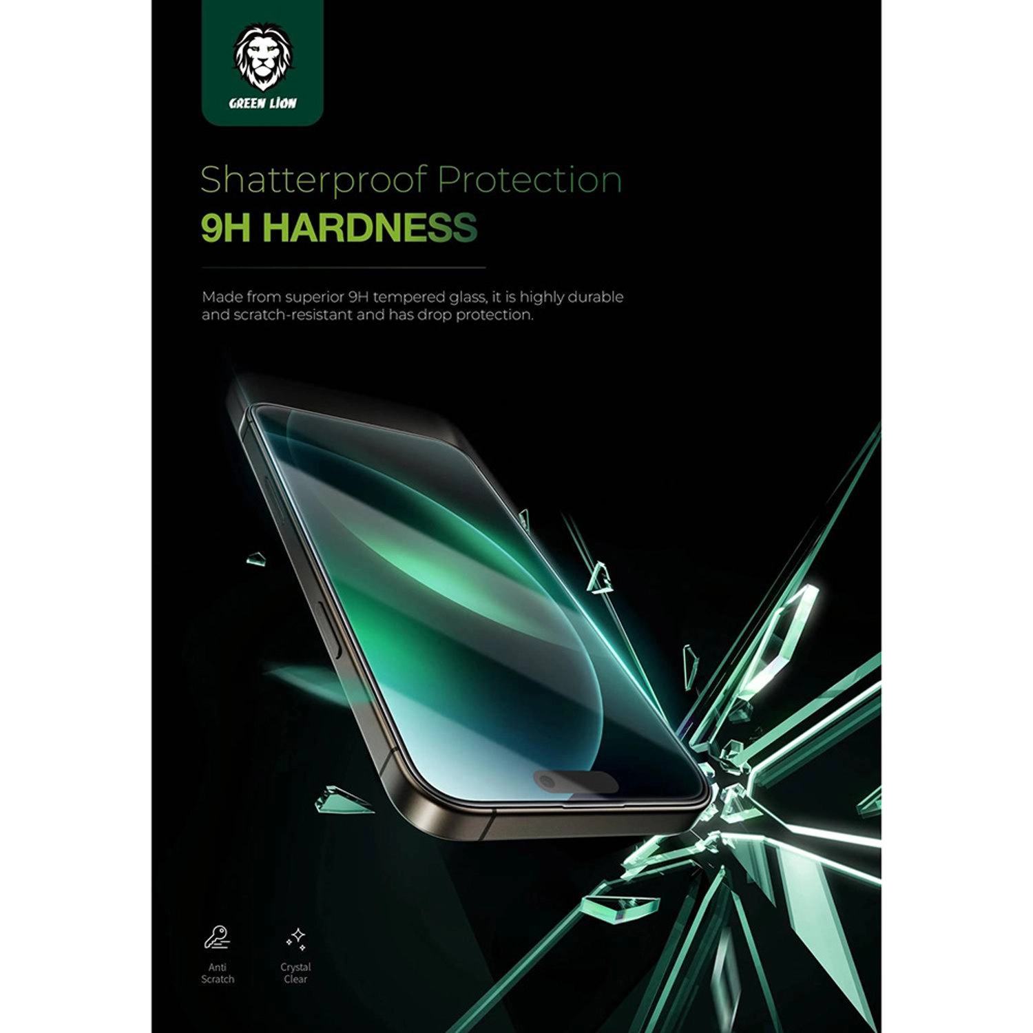 HD Tempered Glass Screen Protector for iPhone 16 Pro Max