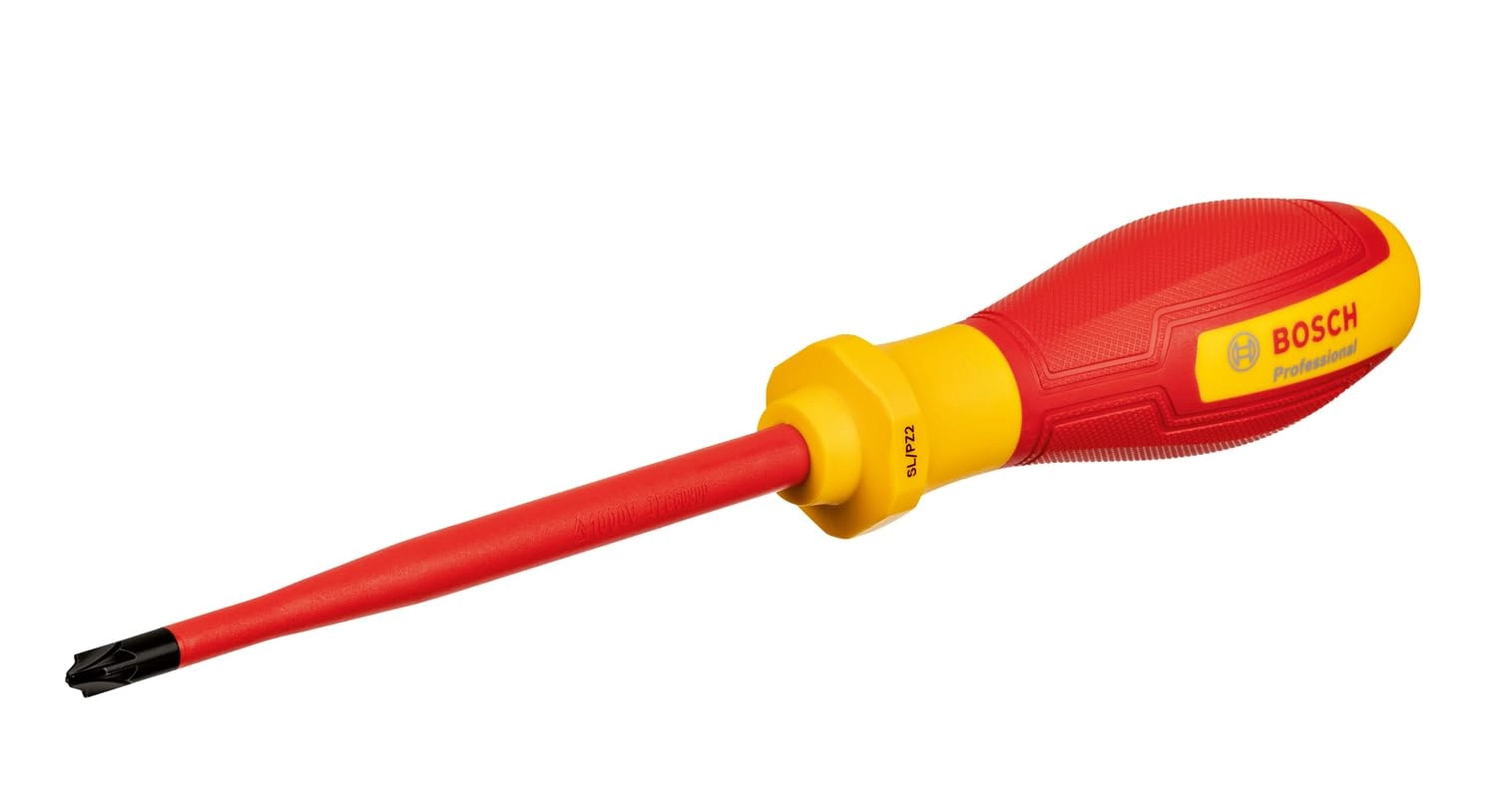 Bosch VDE Insulated Slotted and Pozidriv Screwdriver PZ2 x 125mm