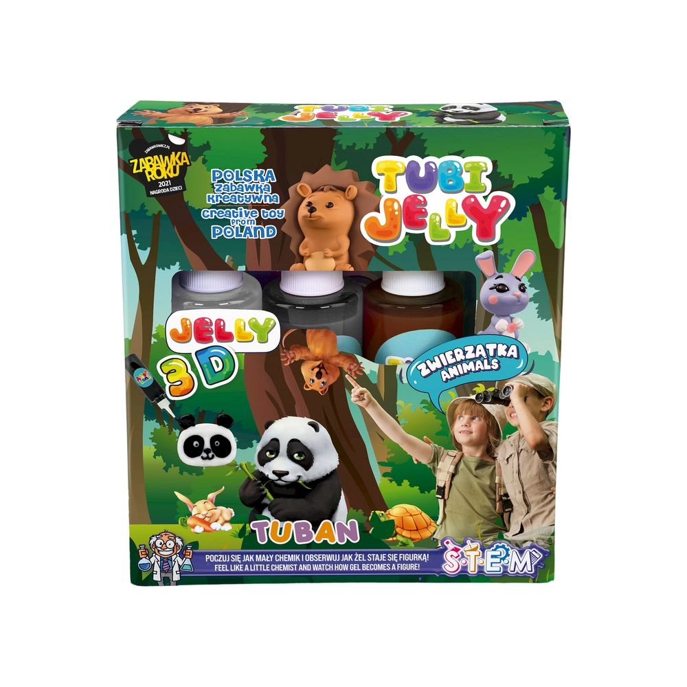 Tubi Jelly 3D Animals Activity Kit - 8+ years