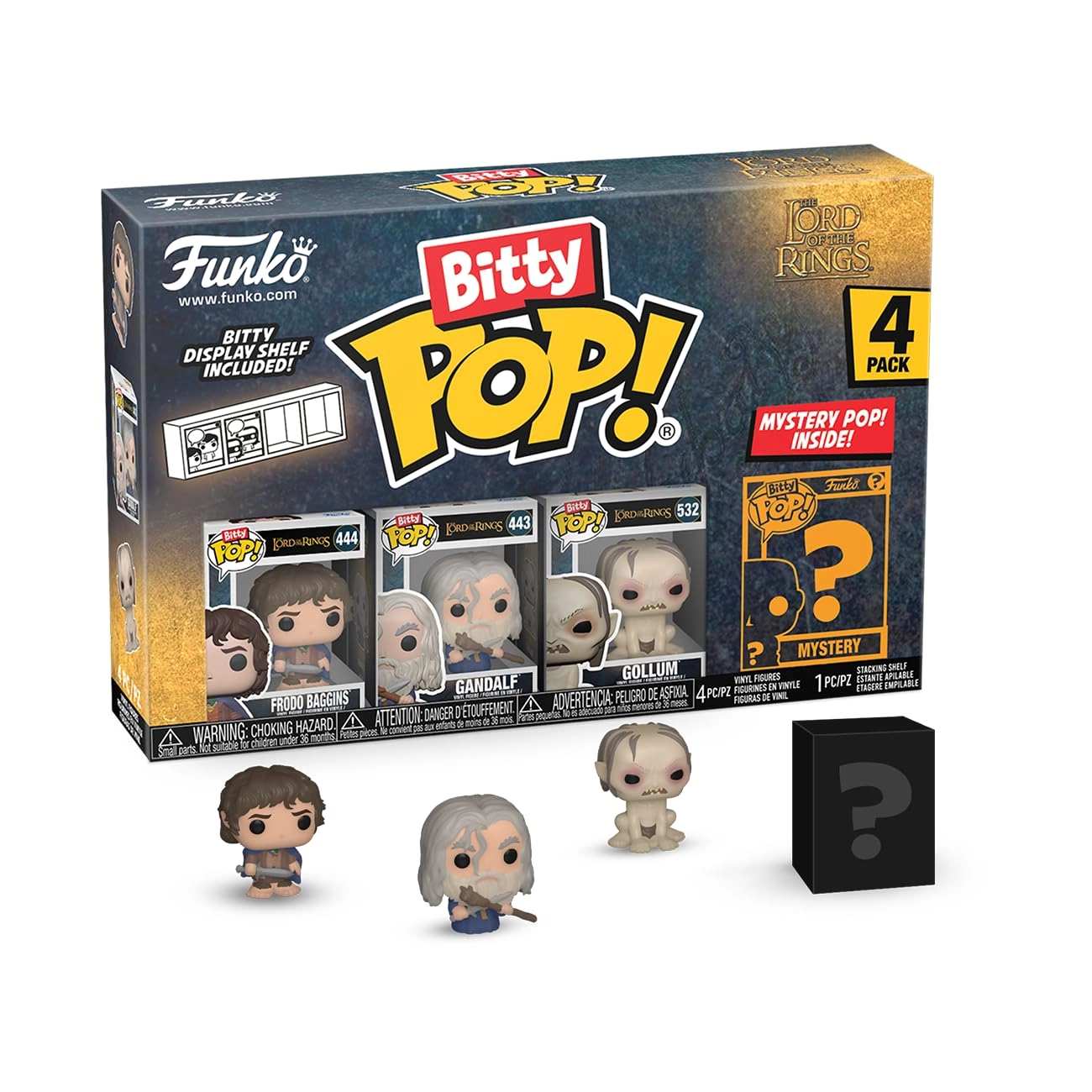 FUNKO Frodo + Gandalf + Gollum + Mystery - The Lord of the Rings
