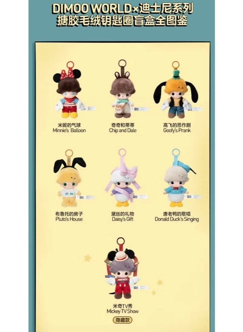 Vinyl keychain blind box - Mickey Mouse TV Show