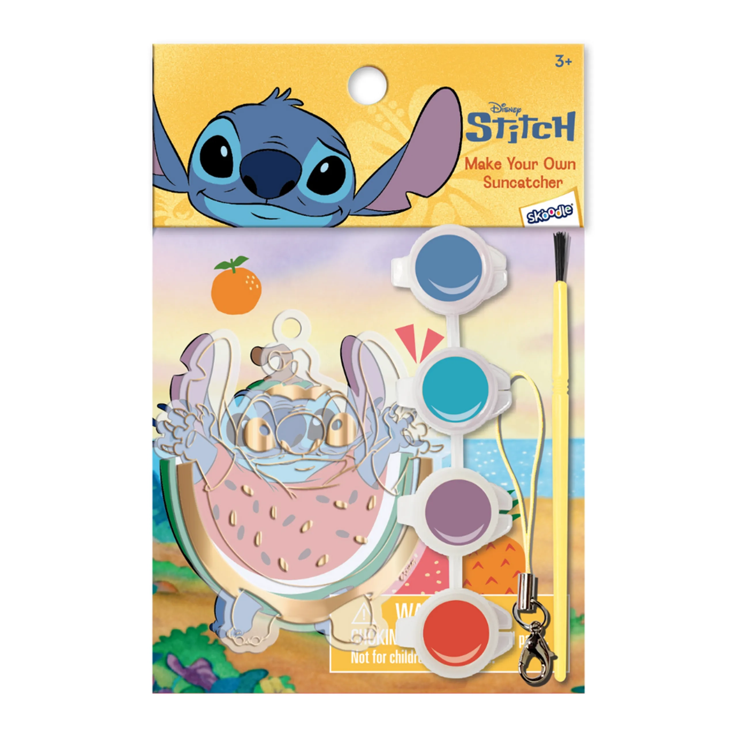 Disney Make Your Own Suncatcher Arts & Crafts Kit - Stitch Melon - 3+ years 7 pcs