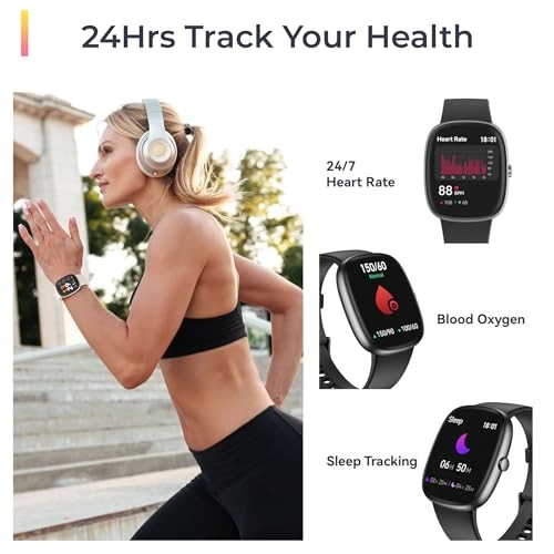 Fitness Tracker - 1.69'' 24/7 Heart Rate Blood Oxygen Monitor