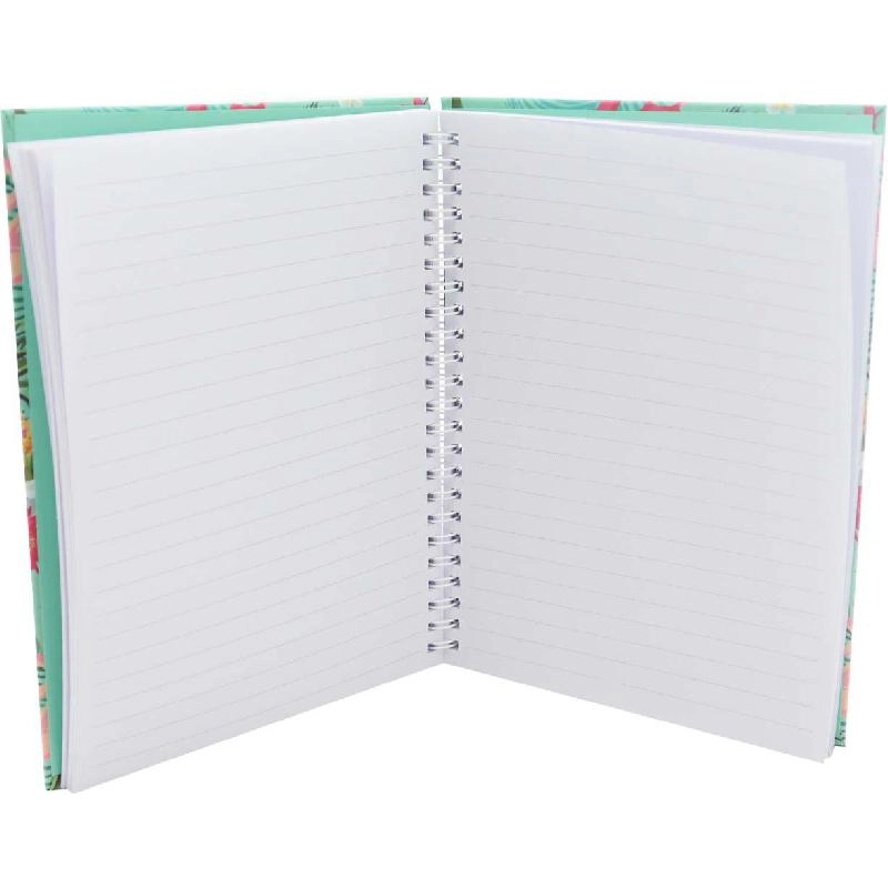 Notebook 19 X 26 cm Spiral - Grid 100 Sheets