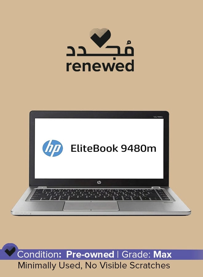 HP (Renewed) Folio 9480m - 14'' Core i7 8GB DDR3 128GB SSD