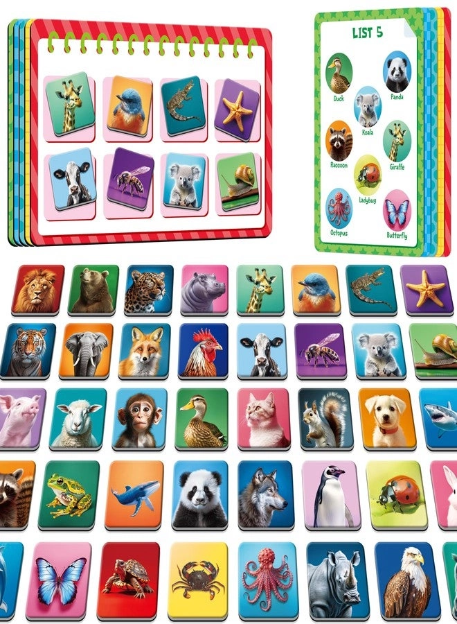 SpriteGru Magnetic Animal Matching Game - Funny Animals