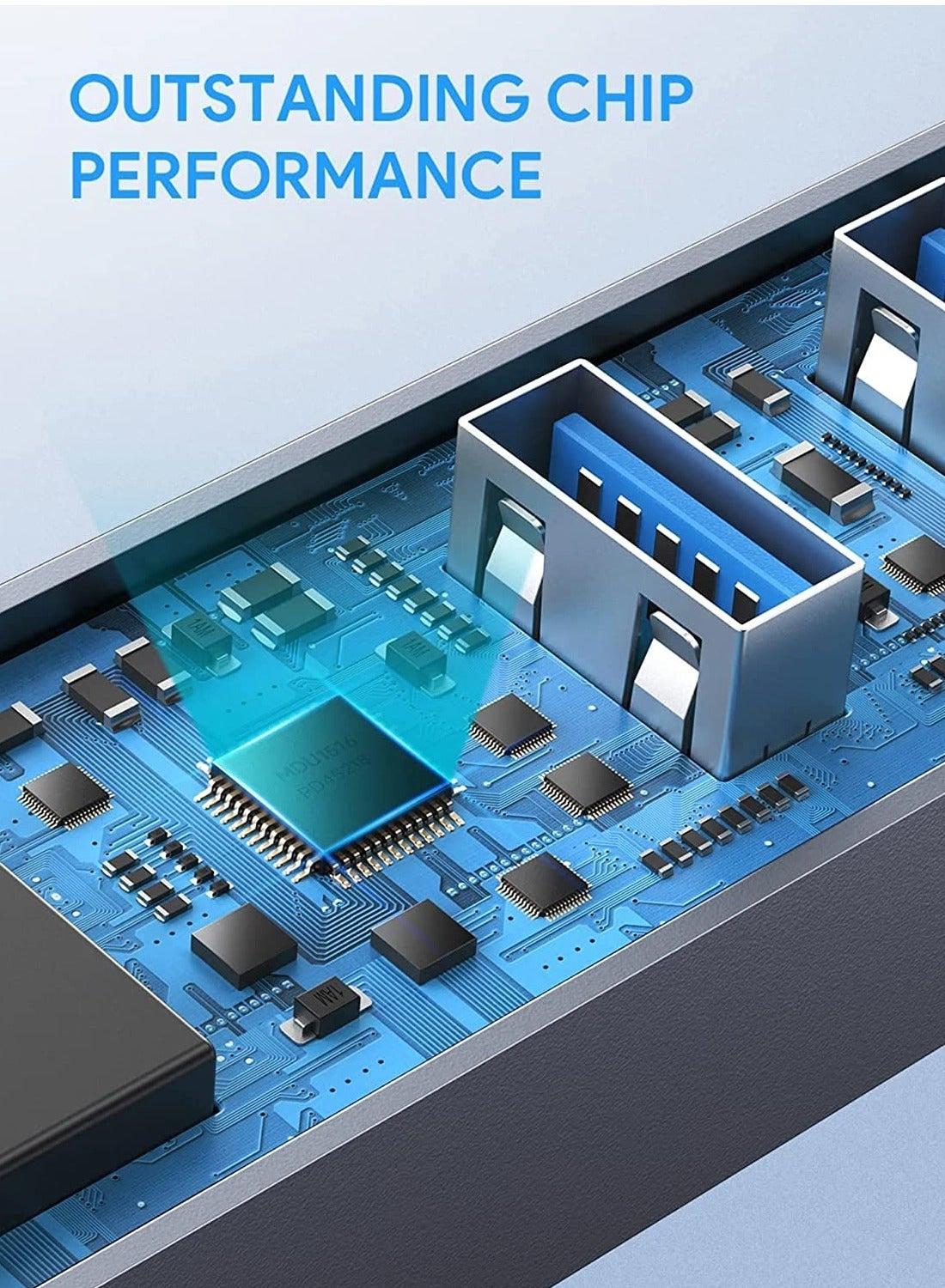 USB C Hub - 4K HDMI Gigabit Ethernet 3 USB 3.0 Ports