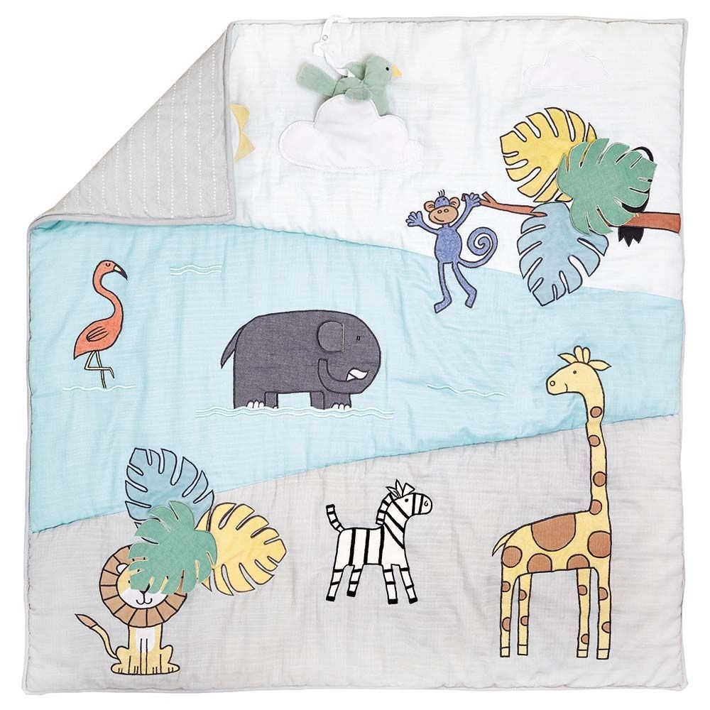 aden + anais Baby Bonding Playmat - stylish jungle jam print 0 month & above
