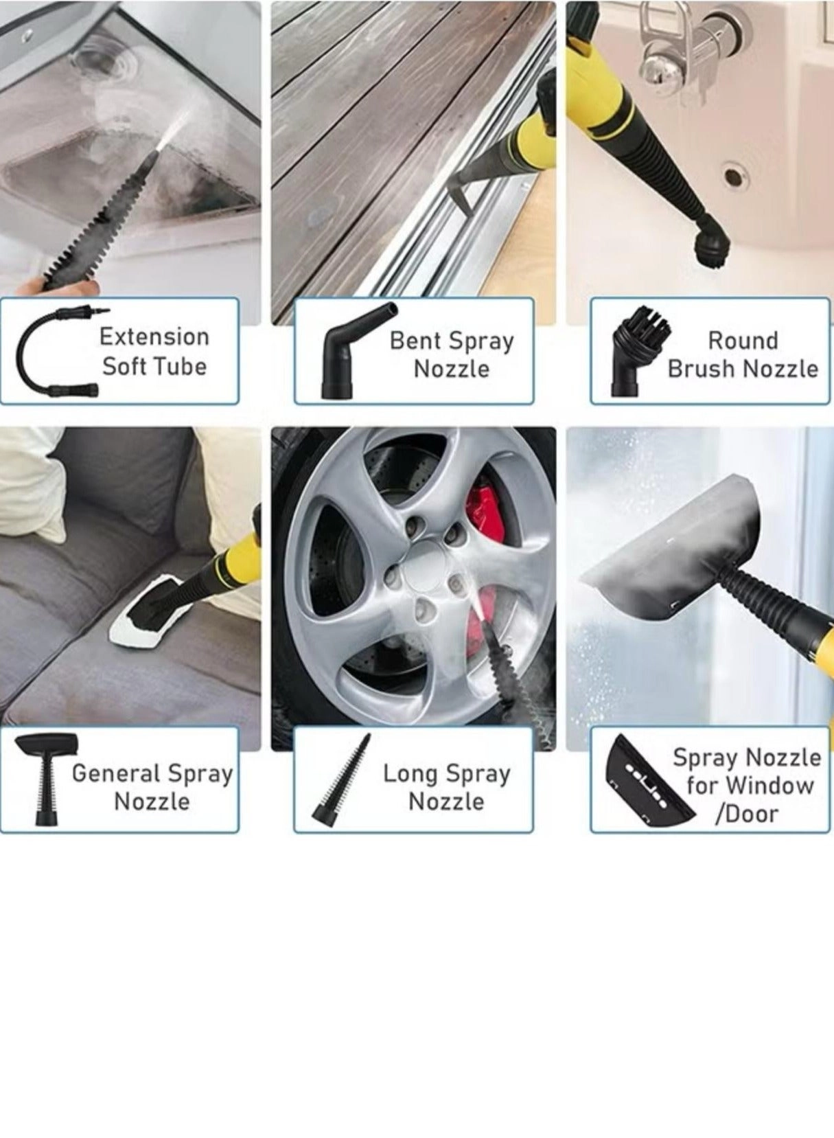 High Pressure Steam Cleaner - Compact Portable