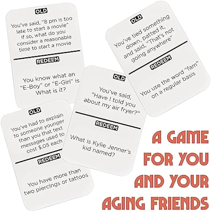 YOURE GETTING OLD