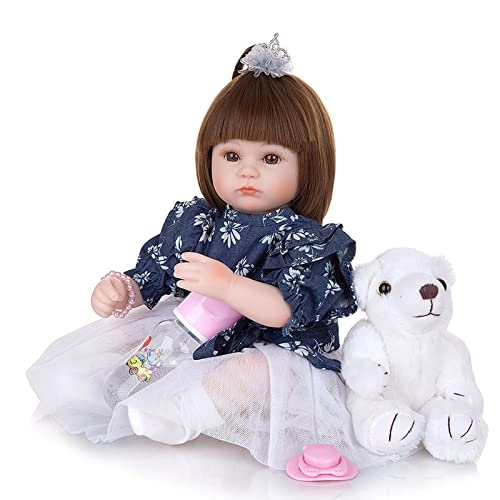 Reborn Baby Doll - 16.5 Inch Vinyl Toddler Girl