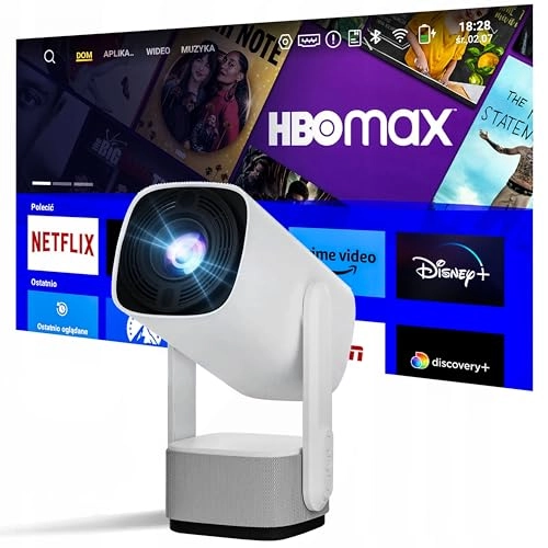 Mini Smart Rechargeable Smart HD Projector HY-400 5000 Lumens