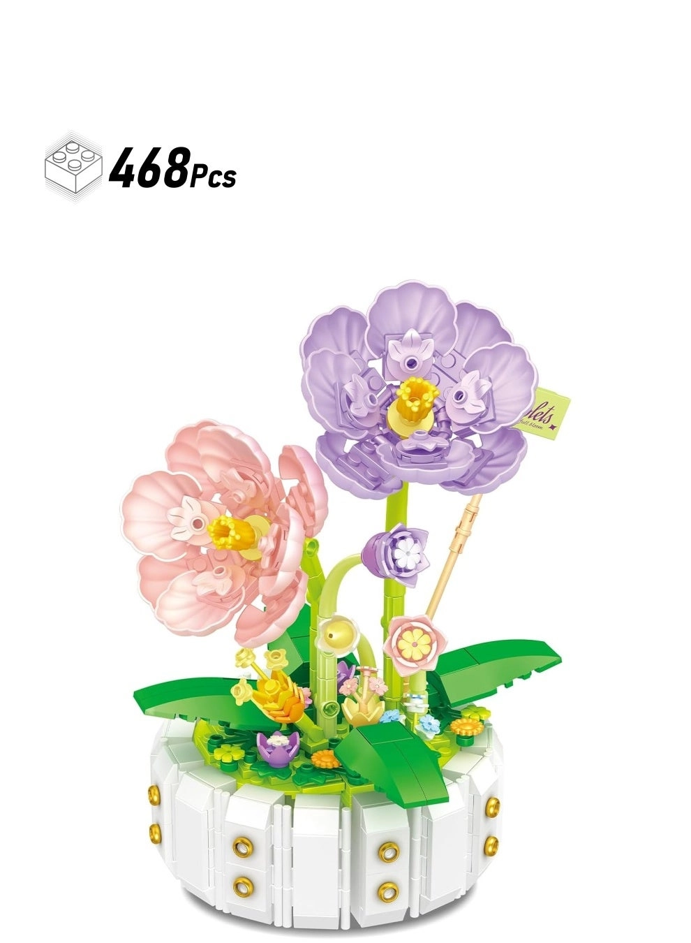 Flower Bouquet Building Set - Botanical Collection