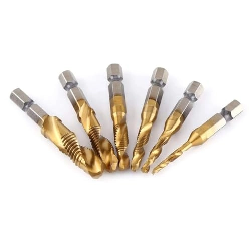 M3-M10 Screw Drill Bits - 6pcs