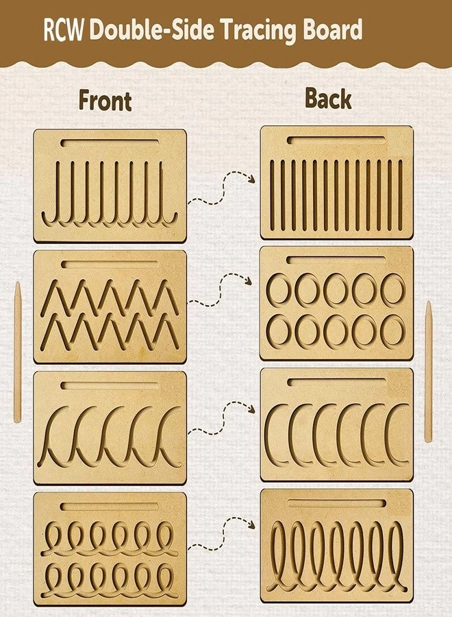 Wooden Tracing Board - 2+ 4 pieces