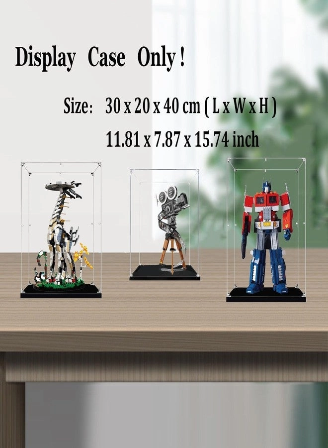 Display Case - Acrylic Clear for Lego 10302 76989 43230 11.8x7.8x15.7inch