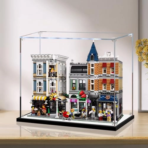 Figures Display Box for LEGO 10255 Assembly Square - Acrylic