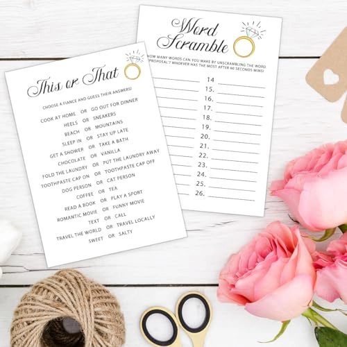 Engagement Party Game Cards - 15 months and up 20 piece(s)