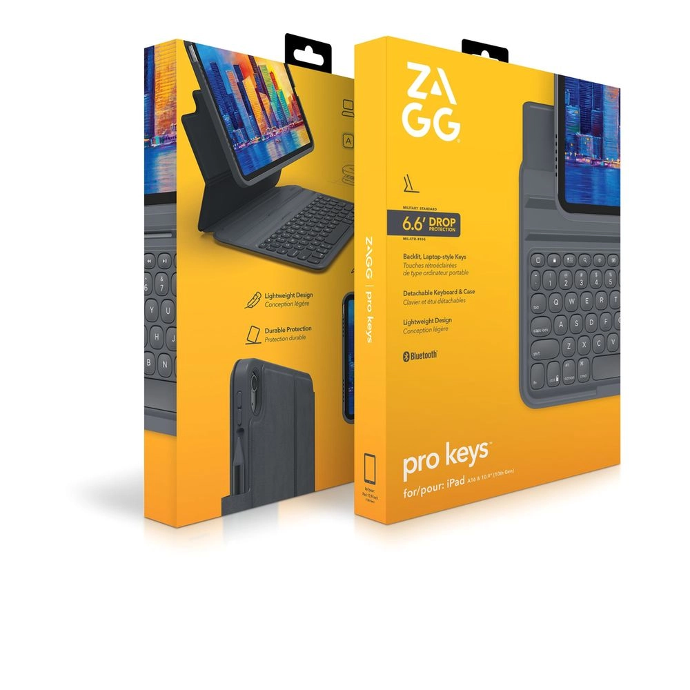 ZAGG Keyboard-Pro - for Apple-Ipad (A16/Gen10) - Uk
