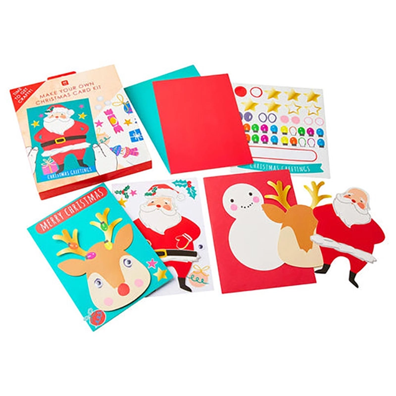 Santa Card Kit - 3+ years 12 pcs