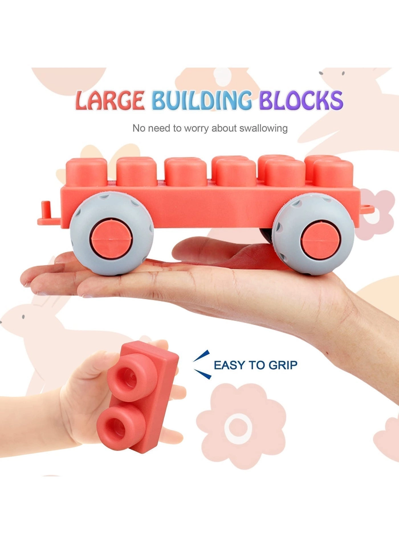 Soft Building Block Sets - 50 pcs