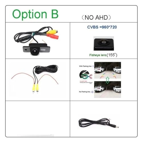 Rear View Reverse Parking Backup Camera - Night Vision AHD 1920x1080P