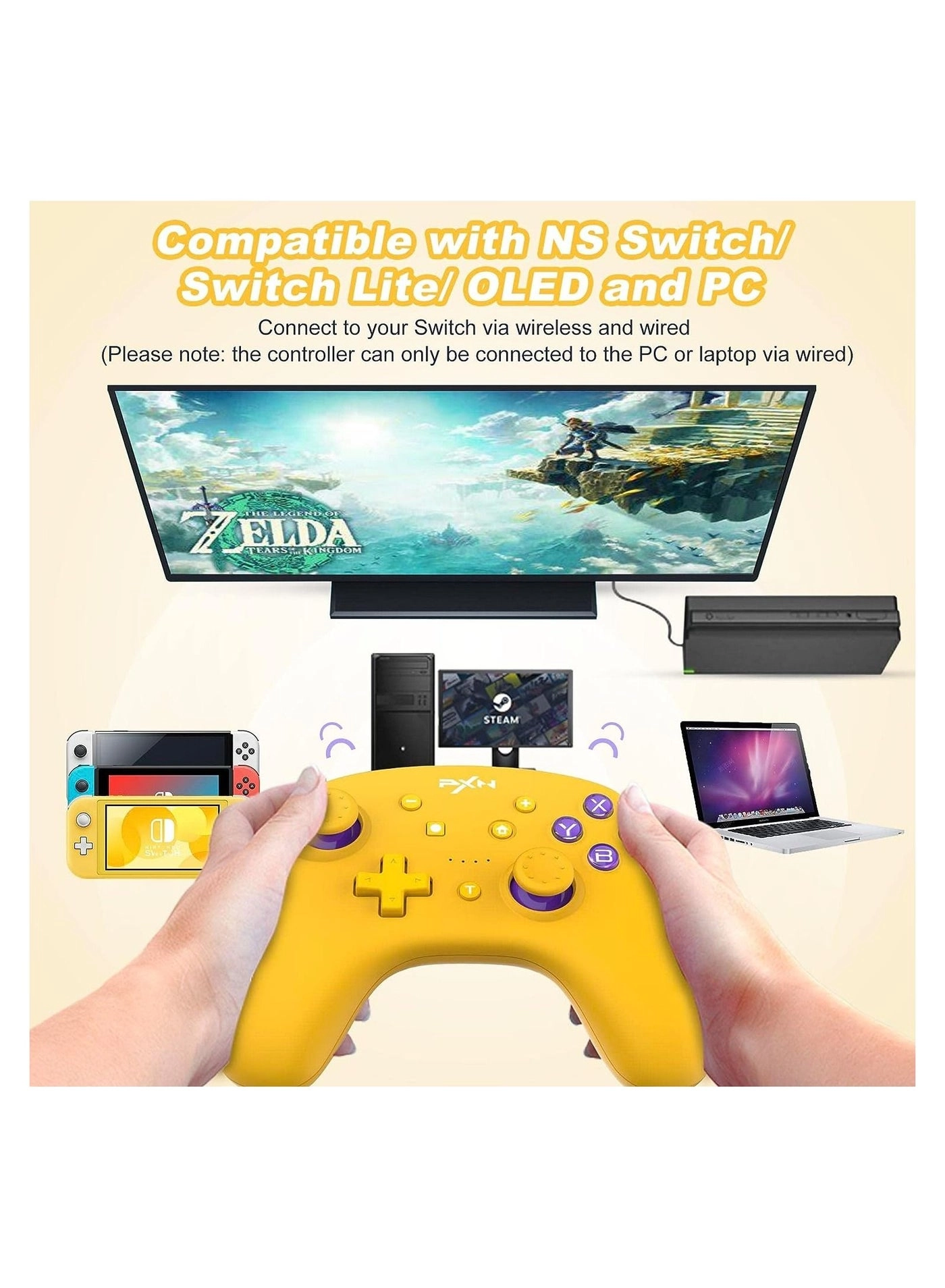 9607X - Yellow Nintendo Switch