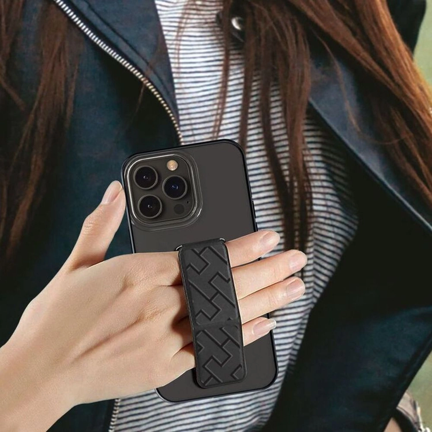 Grip Holder Case - TPU Back Case for iPhone 14 Pro