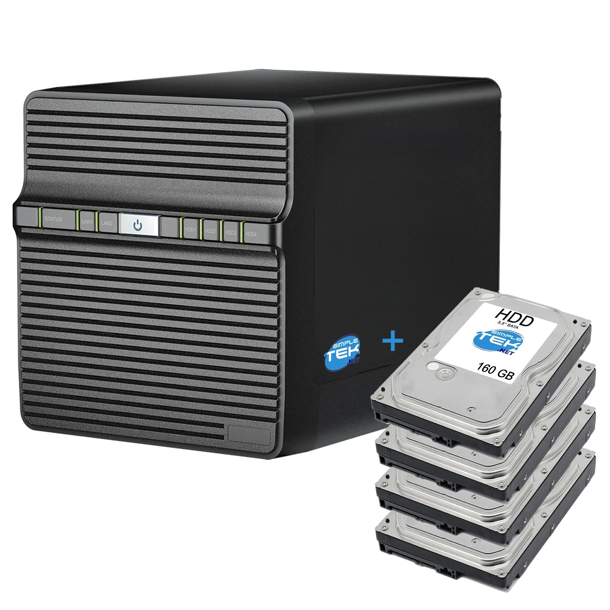 SIMPLETEK (Refurbished) NAS System 4-Bay 640GB