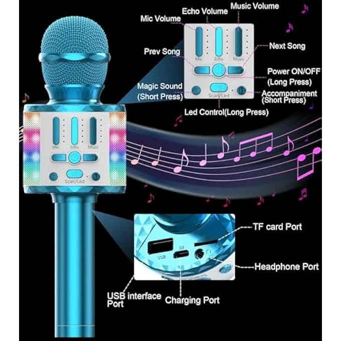 WIRELESS BLUETOOTH MICROPHONE