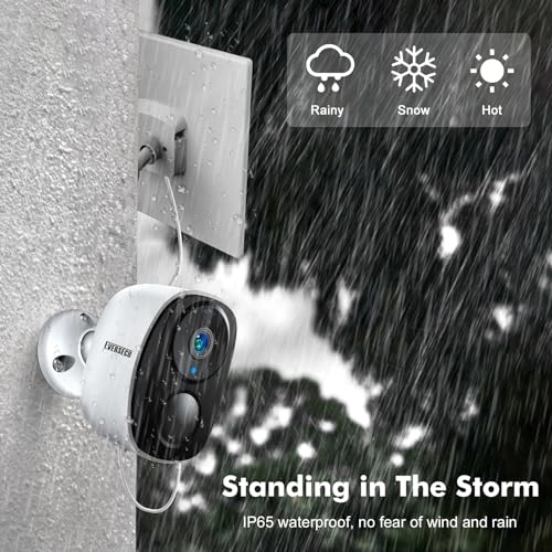 Solar-Powered Security Camera 2K