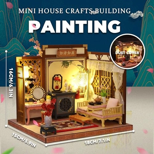 Dollhouse Miniature DIY House Kit - Time Cafe 1:24