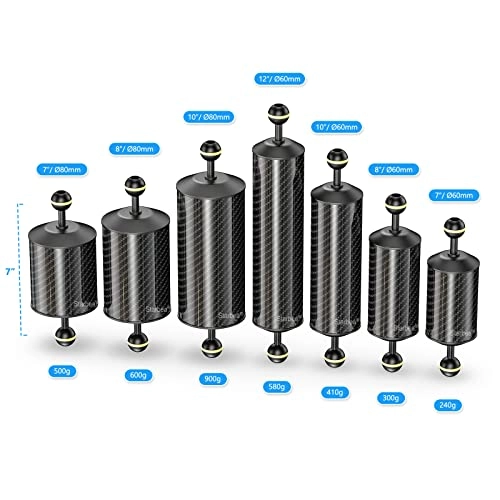 Float Arm - Carbon Fiber 8"