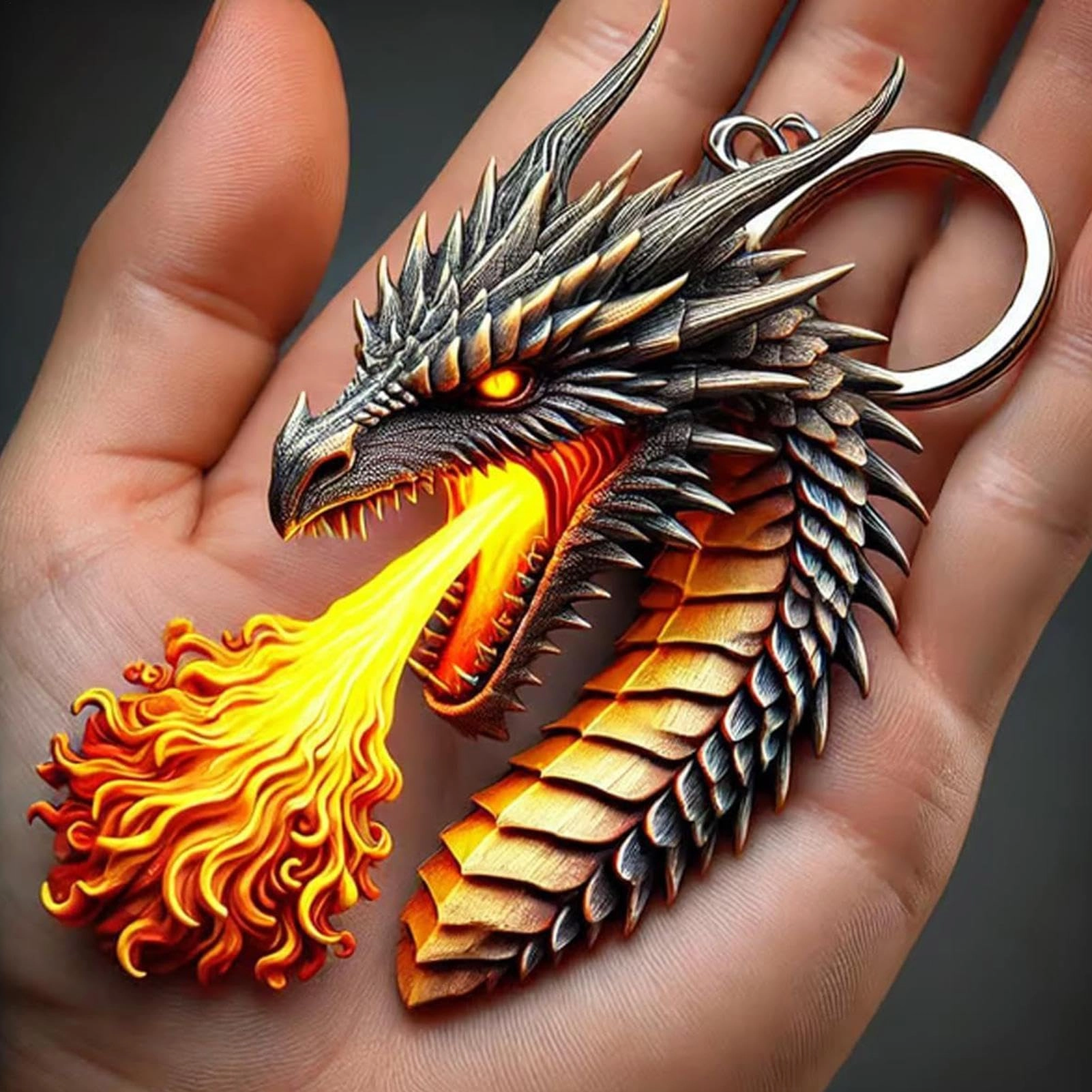 Dragon Pendant - Creative Breathing Dragon